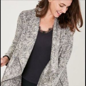 Stella Dot Rebel Metallic Moto Jacket size small